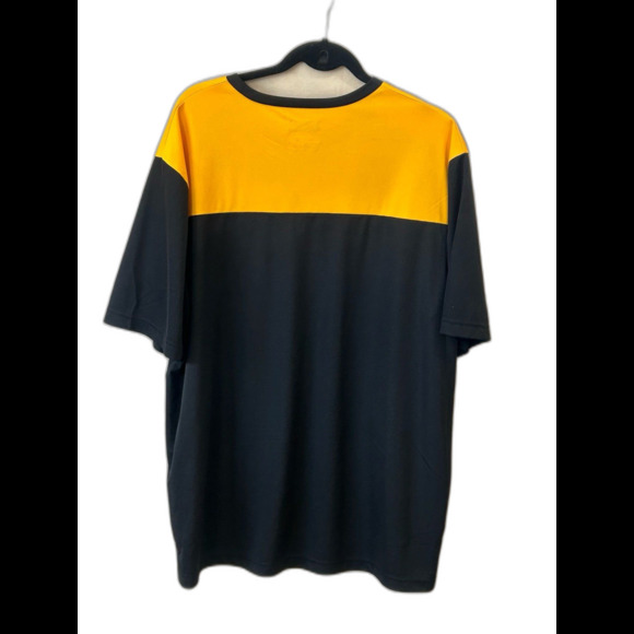 NFL T-Shirt Men's Size XXL Black Gold Pittsburgh Steelers Lightweight Tee - Picture 2 of 10